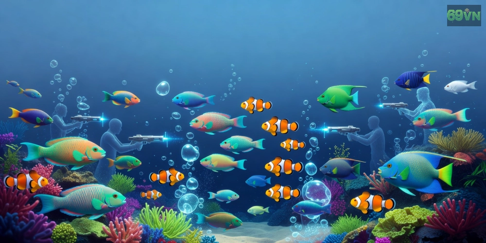 Khái quát về game bắn cá online 69vn với giao diện sống động và phần thưởng hấp dẫn